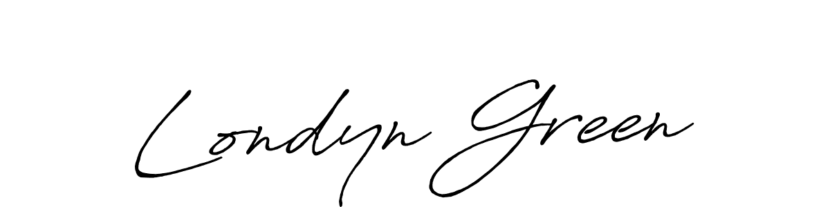 Also You can easily find your signature by using the search form. We will create Londyn Green name handwritten signature images for you free of cost using Antro_Vectra_Bolder sign style. Londyn Green signature style 7 images and pictures png