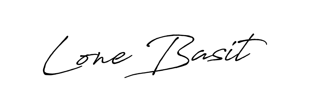Design your own signature with our free online signature maker. With this signature software, you can create a handwritten (Antro_Vectra_Bolder) signature for name Lone Basit. Lone Basit signature style 7 images and pictures png