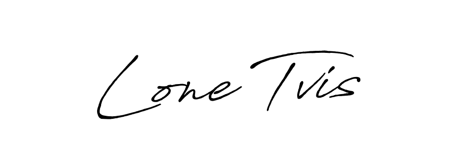 Lone Tvis stylish signature style. Best Handwritten Sign (Antro_Vectra_Bolder) for my name. Handwritten Signature Collection Ideas for my name Lone Tvis. Lone Tvis signature style 7 images and pictures png