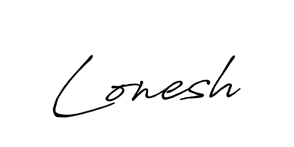 Antro_Vectra_Bolder is a professional signature style that is perfect for those who want to add a touch of class to their signature. It is also a great choice for those who want to make their signature more unique. Get Lonesh name to fancy signature for free. Lonesh signature style 7 images and pictures png