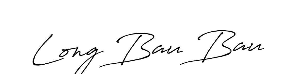 Design your own signature with our free online signature maker. With this signature software, you can create a handwritten (Antro_Vectra_Bolder) signature for name Long Bau Bau. Long Bau Bau signature style 7 images and pictures png