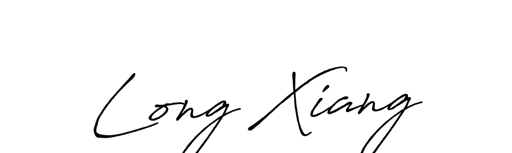 Create a beautiful signature design for name Long Xiang. With this signature (Antro_Vectra_Bolder) fonts, you can make a handwritten signature for free. Long Xiang signature style 7 images and pictures png