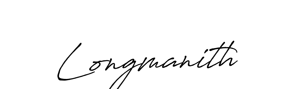 Longmanith stylish signature style. Best Handwritten Sign (Antro_Vectra_Bolder) for my name. Handwritten Signature Collection Ideas for my name Longmanith. Longmanith signature style 7 images and pictures png
