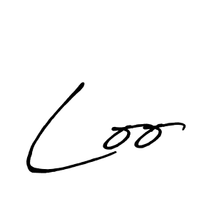 It looks lik you need a new signature style for name Loo. Design unique handwritten (Antro_Vectra_Bolder) signature with our free signature maker in just a few clicks. Loo signature style 7 images and pictures png