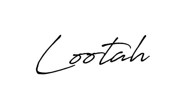 if you are searching for the best signature style for your name Lootah. so please give up your signature search. here we have designed multiple signature styles  using Antro_Vectra_Bolder. Lootah signature style 7 images and pictures png