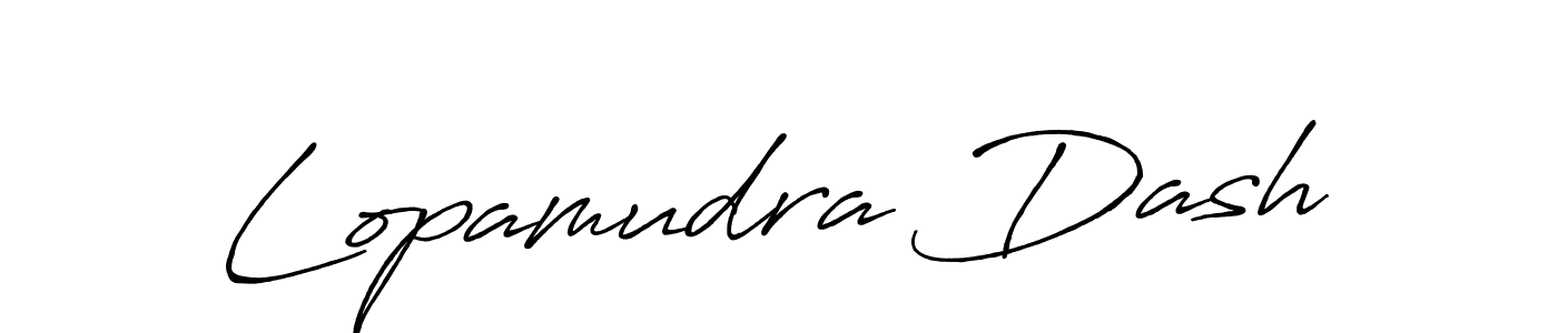 Make a beautiful signature design for name Lopamudra Dash. Use this online signature maker to create a handwritten signature for free. Lopamudra Dash signature style 7 images and pictures png