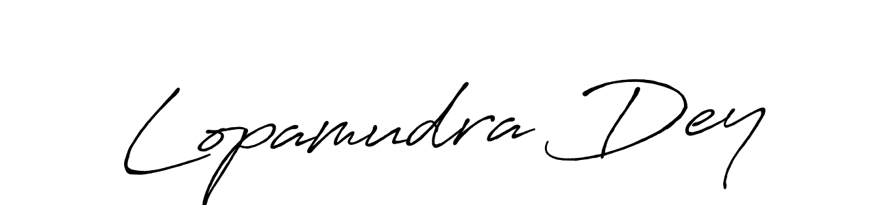 Similarly Antro_Vectra_Bolder is the best handwritten signature design. Signature creator online .You can use it as an online autograph creator for name Lopamudra Dey. Lopamudra Dey signature style 7 images and pictures png