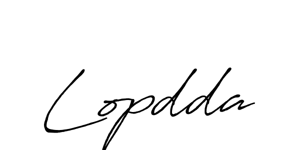 How to make Lopdda signature? Antro_Vectra_Bolder is a professional autograph style. Create handwritten signature for Lopdda name. Lopdda signature style 7 images and pictures png