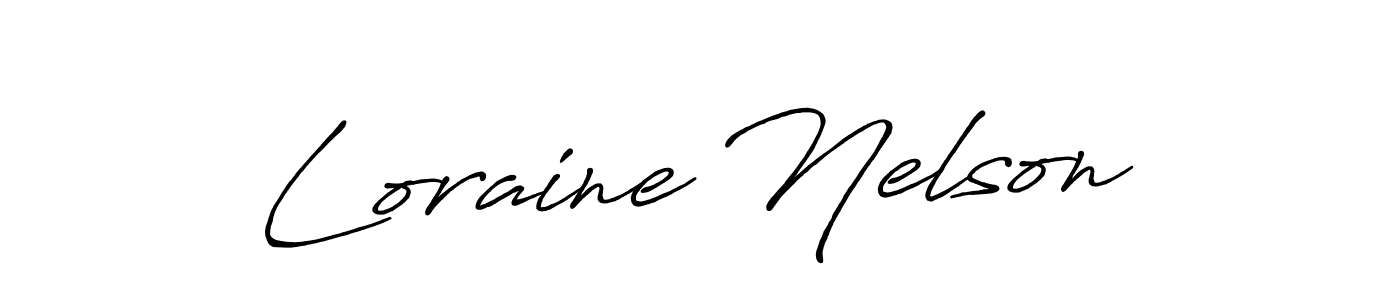 How to Draw Loraine Nelson signature style? Antro_Vectra_Bolder is a latest design signature styles for name Loraine Nelson. Loraine Nelson signature style 7 images and pictures png