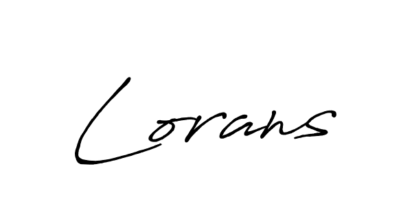 The best way (Antro_Vectra_Bolder) to make a short signature is to pick only two or three words in your name. The name Lorans include a total of six letters. For converting this name. Lorans signature style 7 images and pictures png