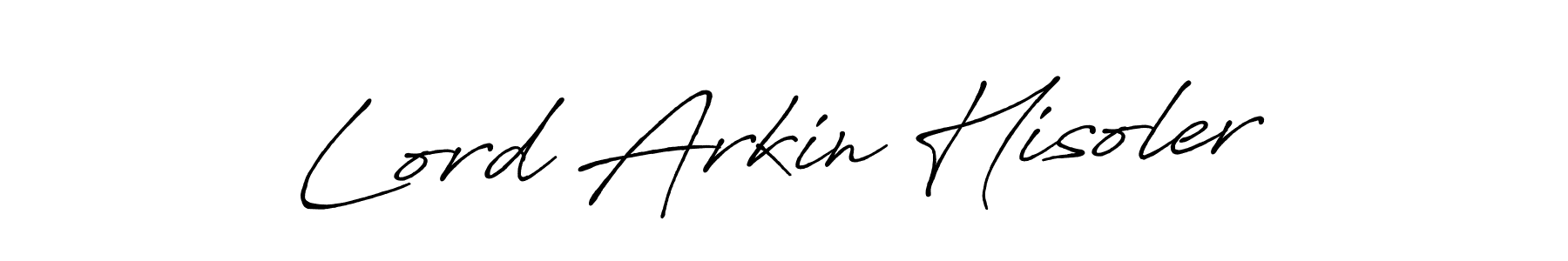 Create a beautiful signature design for name Lord Arkin Hisoler. With this signature (Antro_Vectra_Bolder) fonts, you can make a handwritten signature for free. Lord Arkin Hisoler signature style 7 images and pictures png