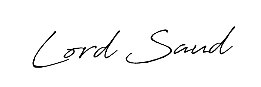 Design your own signature with our free online signature maker. With this signature software, you can create a handwritten (Antro_Vectra_Bolder) signature for name Lord Saud. Lord Saud signature style 7 images and pictures png
