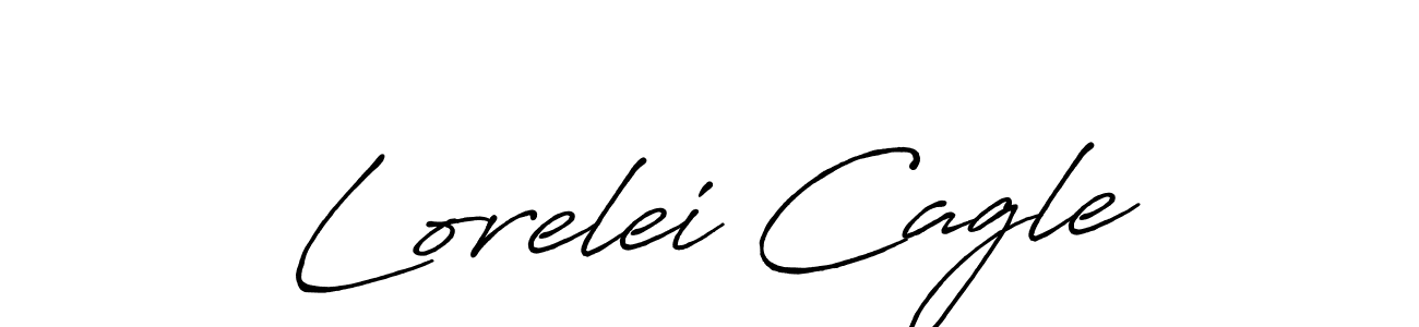 It looks lik you need a new signature style for name Lorelei Cagle. Design unique handwritten (Antro_Vectra_Bolder) signature with our free signature maker in just a few clicks. Lorelei Cagle signature style 7 images and pictures png