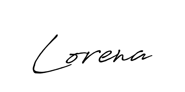 The best way (Antro_Vectra_Bolder) to make a short signature is to pick only two or three words in your name. The name Lorena include a total of six letters. For converting this name. Lorena signature style 7 images and pictures png