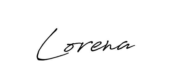 It looks lik you need a new signature style for name Lorena . Design unique handwritten (Antro_Vectra_Bolder) signature with our free signature maker in just a few clicks. Lorena  signature style 7 images and pictures png