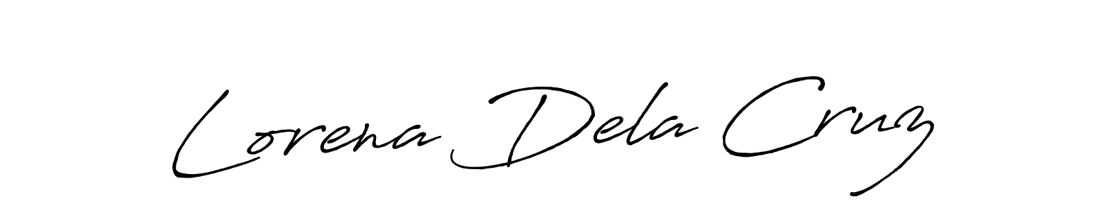 You should practise on your own different ways (Antro_Vectra_Bolder) to write your name (Lorena Dela Cruz) in signature. don't let someone else do it for you. Lorena Dela Cruz signature style 7 images and pictures png