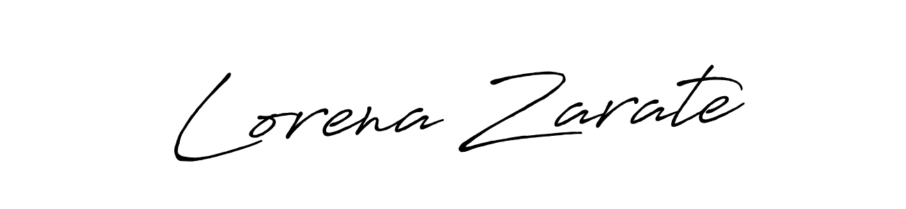 Use a signature maker to create a handwritten signature online. With this signature software, you can design (Antro_Vectra_Bolder) your own signature for name Lorena Zarate. Lorena Zarate signature style 7 images and pictures png
