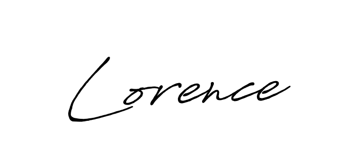 Create a beautiful signature design for name Lorence. With this signature (Antro_Vectra_Bolder) fonts, you can make a handwritten signature for free. Lorence signature style 7 images and pictures png