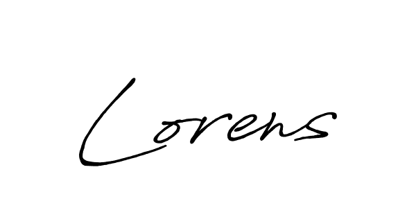 You should practise on your own different ways (Antro_Vectra_Bolder) to write your name (Lorens) in signature. don't let someone else do it for you. Lorens signature style 7 images and pictures png