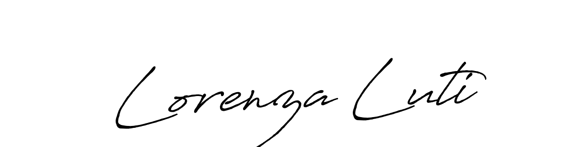 Best and Professional Signature Style for Lorenza Luti. Antro_Vectra_Bolder Best Signature Style Collection. Lorenza Luti signature style 7 images and pictures png