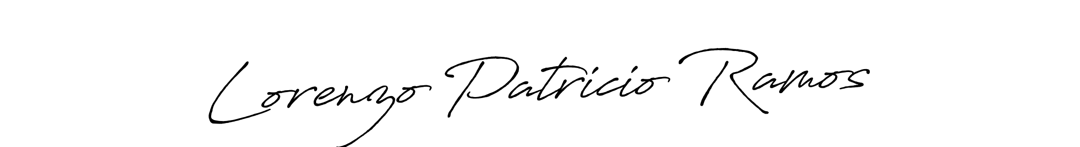 Also we have Lorenzo Patricio Ramos name is the best signature style. Create professional handwritten signature collection using Antro_Vectra_Bolder autograph style. Lorenzo Patricio Ramos signature style 7 images and pictures png