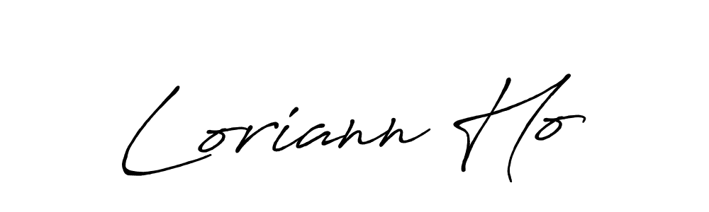 Create a beautiful signature design for name Loriann Ho. With this signature (Antro_Vectra_Bolder) fonts, you can make a handwritten signature for free. Loriann Ho signature style 7 images and pictures png