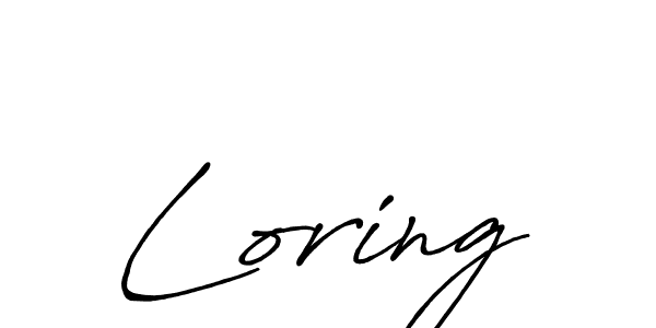Antro_Vectra_Bolder is a professional signature style that is perfect for those who want to add a touch of class to their signature. It is also a great choice for those who want to make their signature more unique. Get Loring name to fancy signature for free. Loring signature style 7 images and pictures png