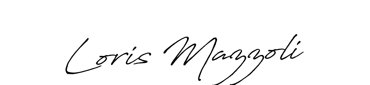 Also You can easily find your signature by using the search form. We will create Loris Mazzoli name handwritten signature images for you free of cost using Antro_Vectra_Bolder sign style. Loris Mazzoli signature style 7 images and pictures png