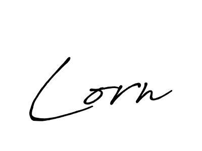 How to make Lorn signature? Antro_Vectra_Bolder is a professional autograph style. Create handwritten signature for Lorn name. Lorn signature style 7 images and pictures png