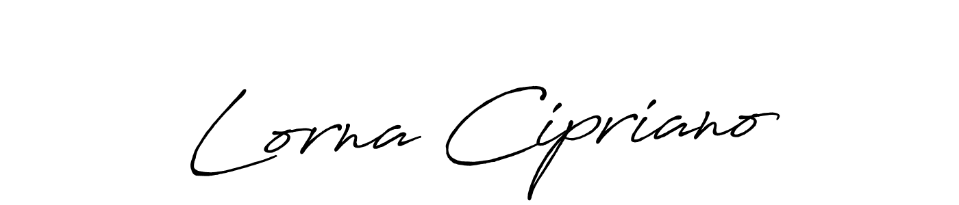 Antro_Vectra_Bolder is a professional signature style that is perfect for those who want to add a touch of class to their signature. It is also a great choice for those who want to make their signature more unique. Get Lorna Cipriano name to fancy signature for free. Lorna Cipriano signature style 7 images and pictures png