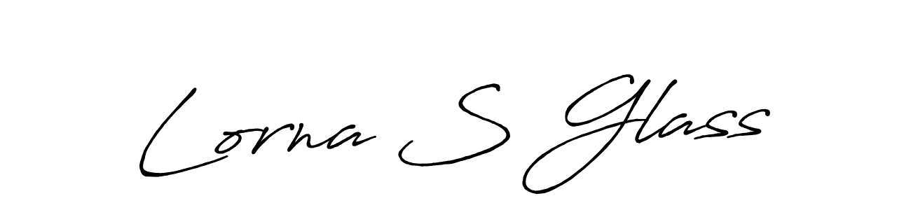 Use a signature maker to create a handwritten signature online. With this signature software, you can design (Antro_Vectra_Bolder) your own signature for name Lorna S Glass. Lorna S Glass signature style 7 images and pictures png