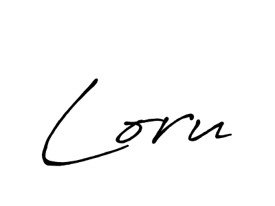 You should practise on your own different ways (Antro_Vectra_Bolder) to write your name (Loru) in signature. don't let someone else do it for you. Loru signature style 7 images and pictures png