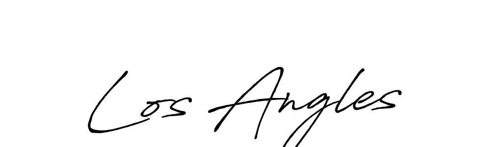 Use a signature maker to create a handwritten signature online. With this signature software, you can design (Antro_Vectra_Bolder) your own signature for name Los Angles. Los Angles signature style 7 images and pictures png