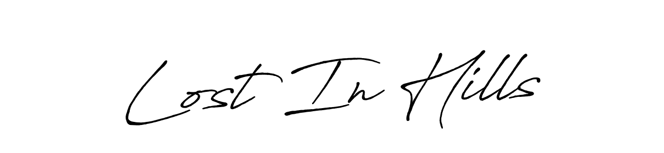 Make a beautiful signature design for name Lost In Hills. Use this online signature maker to create a handwritten signature for free. Lost In Hills signature style 7 images and pictures png