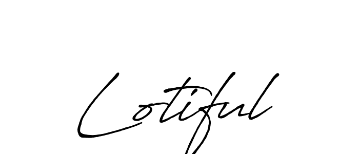Also You can easily find your signature by using the search form. We will create Lotiful name handwritten signature images for you free of cost using Antro_Vectra_Bolder sign style. Lotiful signature style 7 images and pictures png