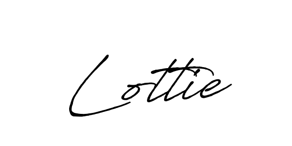 Make a beautiful signature design for name Lottie. With this signature (Antro_Vectra_Bolder) style, you can create a handwritten signature for free. Lottie signature style 7 images and pictures png