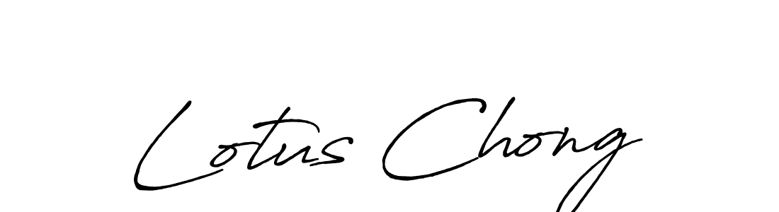 How to make Lotus Chong signature? Antro_Vectra_Bolder is a professional autograph style. Create handwritten signature for Lotus Chong name. Lotus Chong signature style 7 images and pictures png