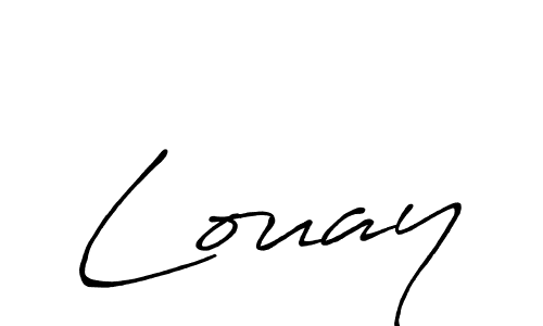 Best and Professional Signature Style for Louay. Antro_Vectra_Bolder Best Signature Style Collection. Louay signature style 7 images and pictures png