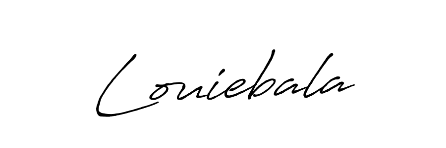 Similarly Antro_Vectra_Bolder is the best handwritten signature design. Signature creator online .You can use it as an online autograph creator for name Louiebala. Louiebala signature style 7 images and pictures png