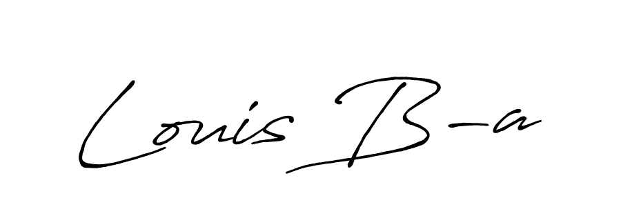 Best and Professional Signature Style for Louis B-a. Antro_Vectra_Bolder Best Signature Style Collection. Louis B-a signature style 7 images and pictures png