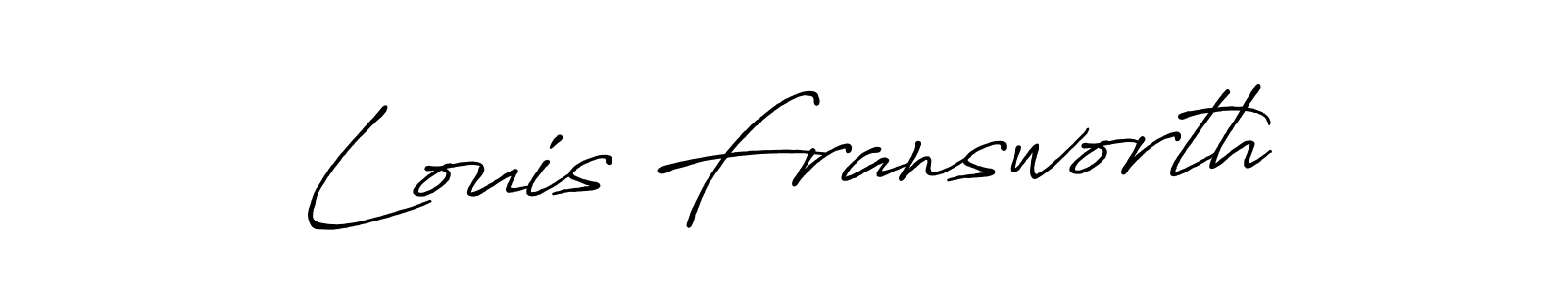 Once you've used our free online signature maker to create your best signature Antro_Vectra_Bolder style, it's time to enjoy all of the benefits that Louis Fransworth name signing documents. Louis Fransworth signature style 7 images and pictures png