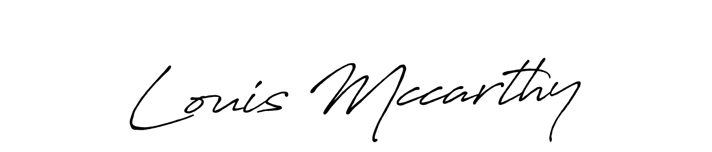 You should practise on your own different ways (Antro_Vectra_Bolder) to write your name (Louis Mccarthy) in signature. don't let someone else do it for you. Louis Mccarthy signature style 7 images and pictures png