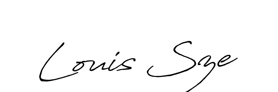 Also You can easily find your signature by using the search form. We will create Louis Sze name handwritten signature images for you free of cost using Antro_Vectra_Bolder sign style. Louis Sze signature style 7 images and pictures png