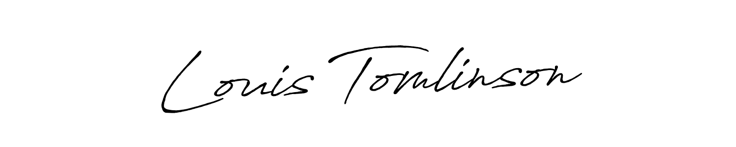 You should practise on your own different ways (Antro_Vectra_Bolder) to write your name (Louis Tomlinson) in signature. don't let someone else do it for you. Louis Tomlinson signature style 7 images and pictures png