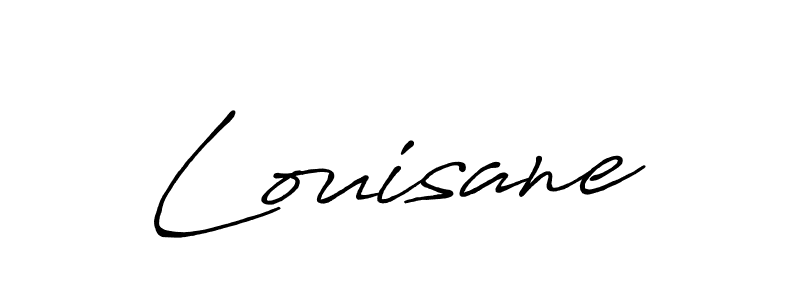 Make a beautiful signature design for name Louisane. With this signature (Antro_Vectra_Bolder) style, you can create a handwritten signature for free. Louisane signature style 7 images and pictures png