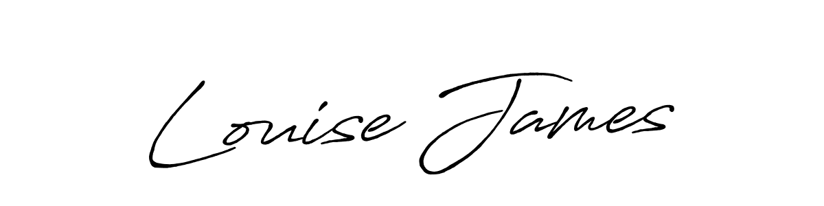 How to make Louise James signature? Antro_Vectra_Bolder is a professional autograph style. Create handwritten signature for Louise James name. Louise James signature style 7 images and pictures png