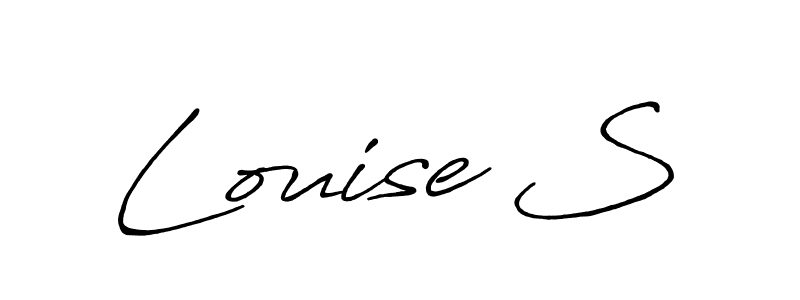 You can use this online signature creator to create a handwritten signature for the name Louise S. This is the best online autograph maker. Louise S signature style 7 images and pictures png