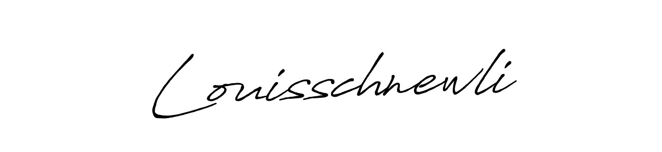 if you are searching for the best signature style for your name Louisschnewli. so please give up your signature search. here we have designed multiple signature styles  using Antro_Vectra_Bolder. Louisschnewli signature style 7 images and pictures png