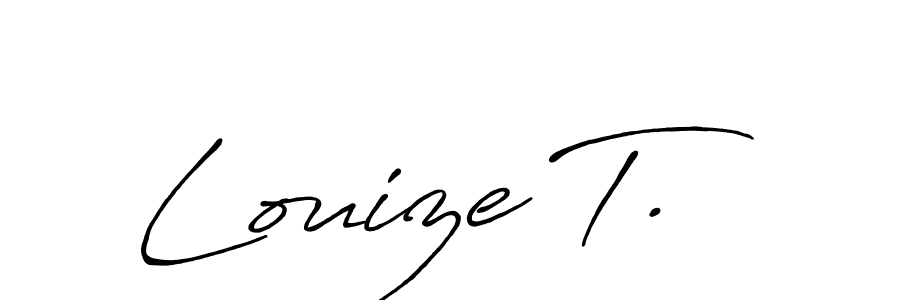 You can use this online signature creator to create a handwritten signature for the name Louize T.. This is the best online autograph maker. Louize T. signature style 7 images and pictures png