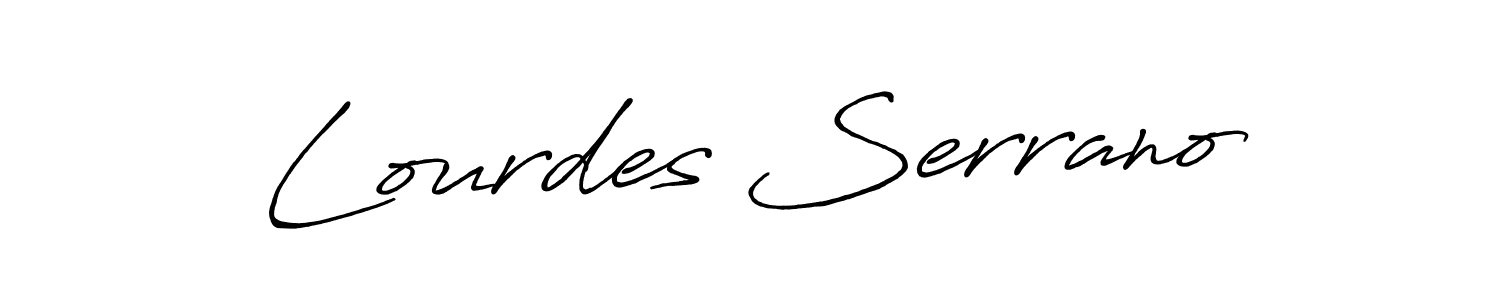 Also we have Lourdes Serrano name is the best signature style. Create professional handwritten signature collection using Antro_Vectra_Bolder autograph style. Lourdes Serrano signature style 7 images and pictures png